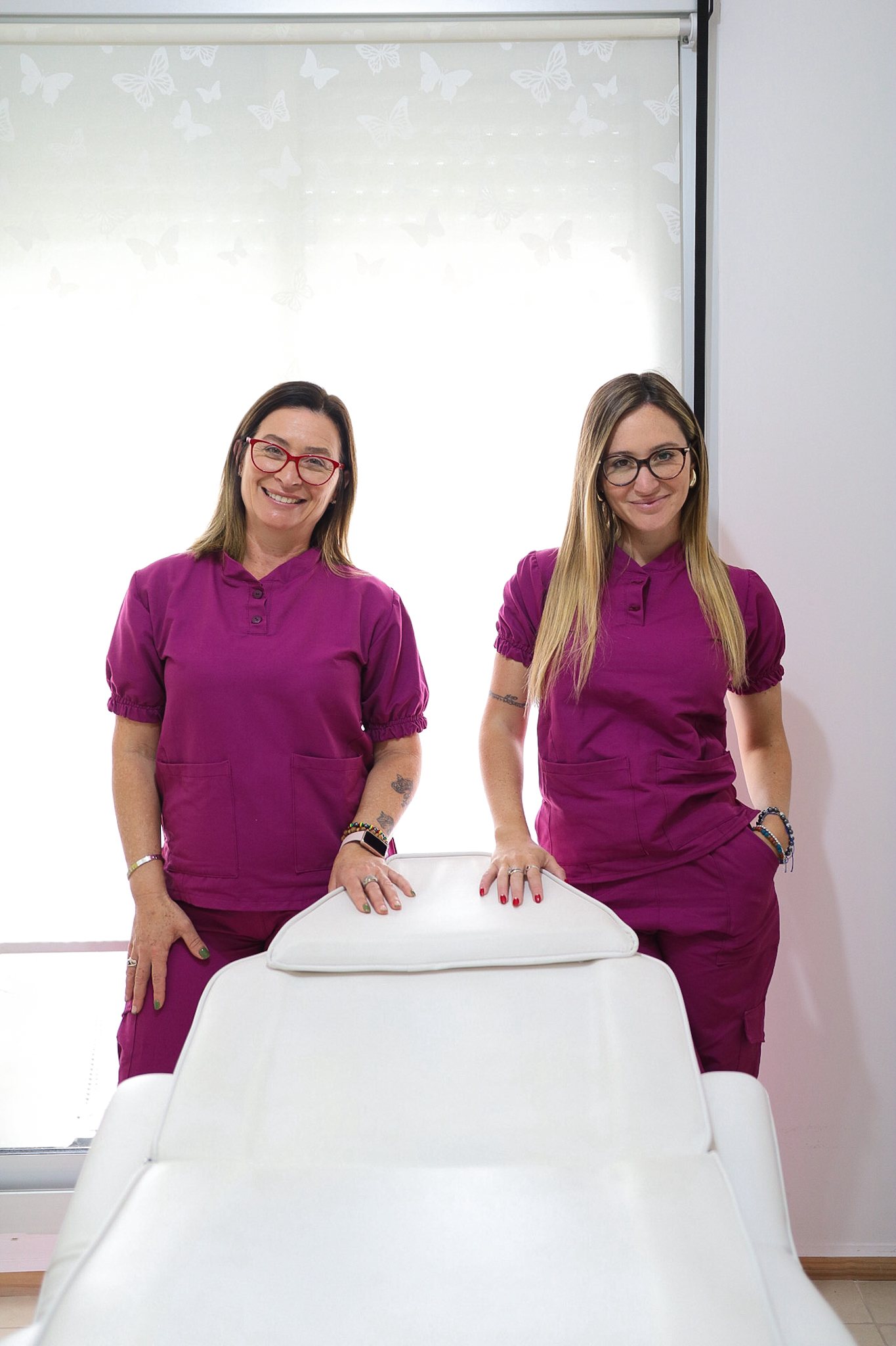 Florencia Planzzo y su tía, el equipo de Flor Planzzo Centro Estético